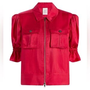 Cinq a Sept Holly Jacket- pink Vermillion